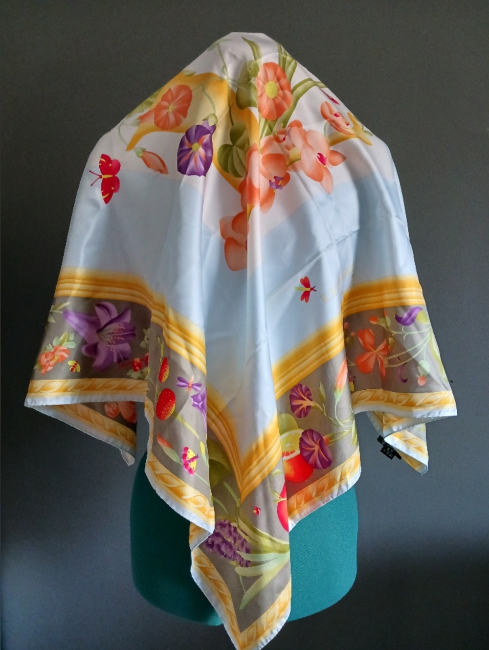 LEONARD silk Scarf 35"